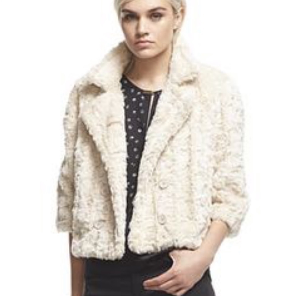 Robert Rodriguez Furry‎ Coat Vintage